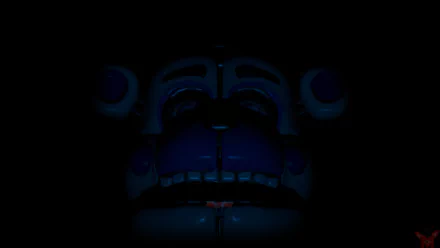 Funtime Freddy from Five Nights at Freddy's: Sister Location in a dark, eerie setting, captured in 8K Ultra HD as a PC desktop wallpaper and background.