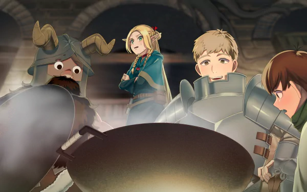 Anime Delicious in Dungeon HD Desktop Wallpaper | Background Image