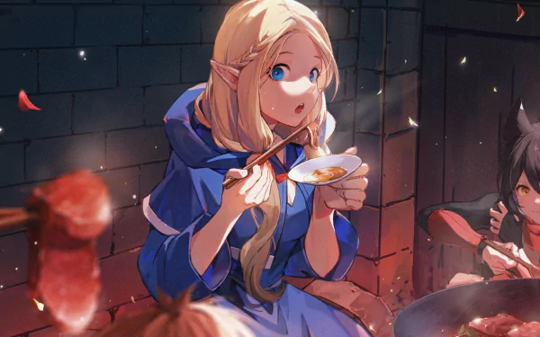 Anime Delicious in Dungeon Marcille Donato HD Desktop Wallpaper | Background Image