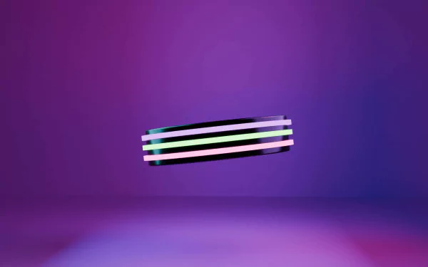  Neon circle