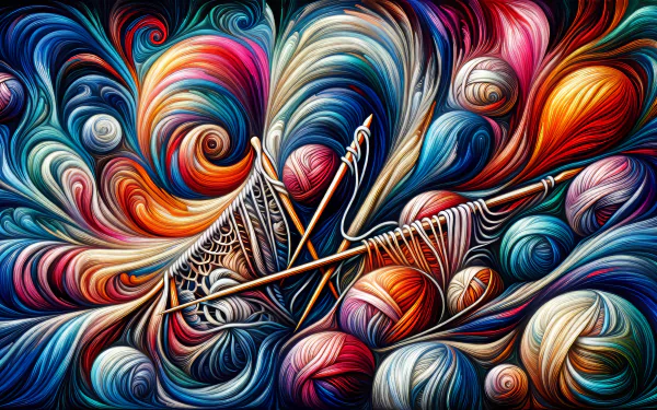 knitting yarn colors Abstract crafts HD Desktop Wallpaper | Background Image