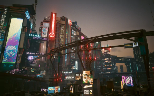 Cyberpunk 2077 4K Ultra HD Cityscape