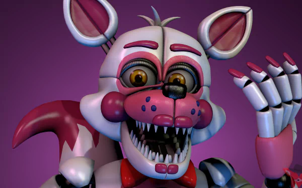 Funtime Foxy (Five Nights at Freddy's) video game Five Nights at Freddy's: Sister Location Five Nights at Freddy's HD Desktop Wallpaper | Background Image