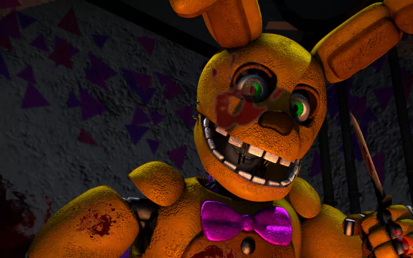 Fazbear Entertainment Freddy Fazbear's Pizza Classic Animatronics Original Animatronics Five Nights at Freddy's HD Desktop Wallpaper | Background Image