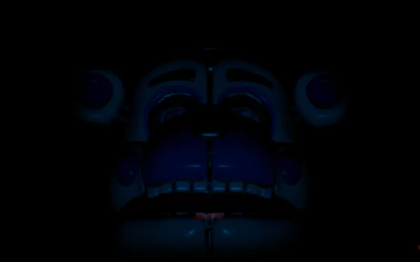 Funtime Freddy from Five Nights at Freddy's: Sister Location in a dark, eerie setting, captured in 8K Ultra HD as a PC desktop wallpaper and background.