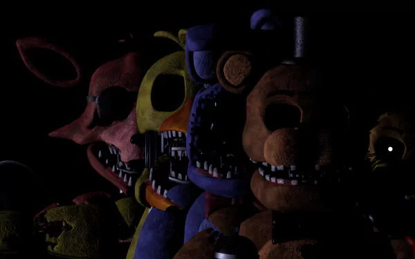 Withered Freddy (Five Nights at Freddy's) Golden Freddy (Five Nights At Freddy's) video game Five Nights At Freddy's 2 Five Nights at Freddy's HD Desktop Wallpaper | Background Image