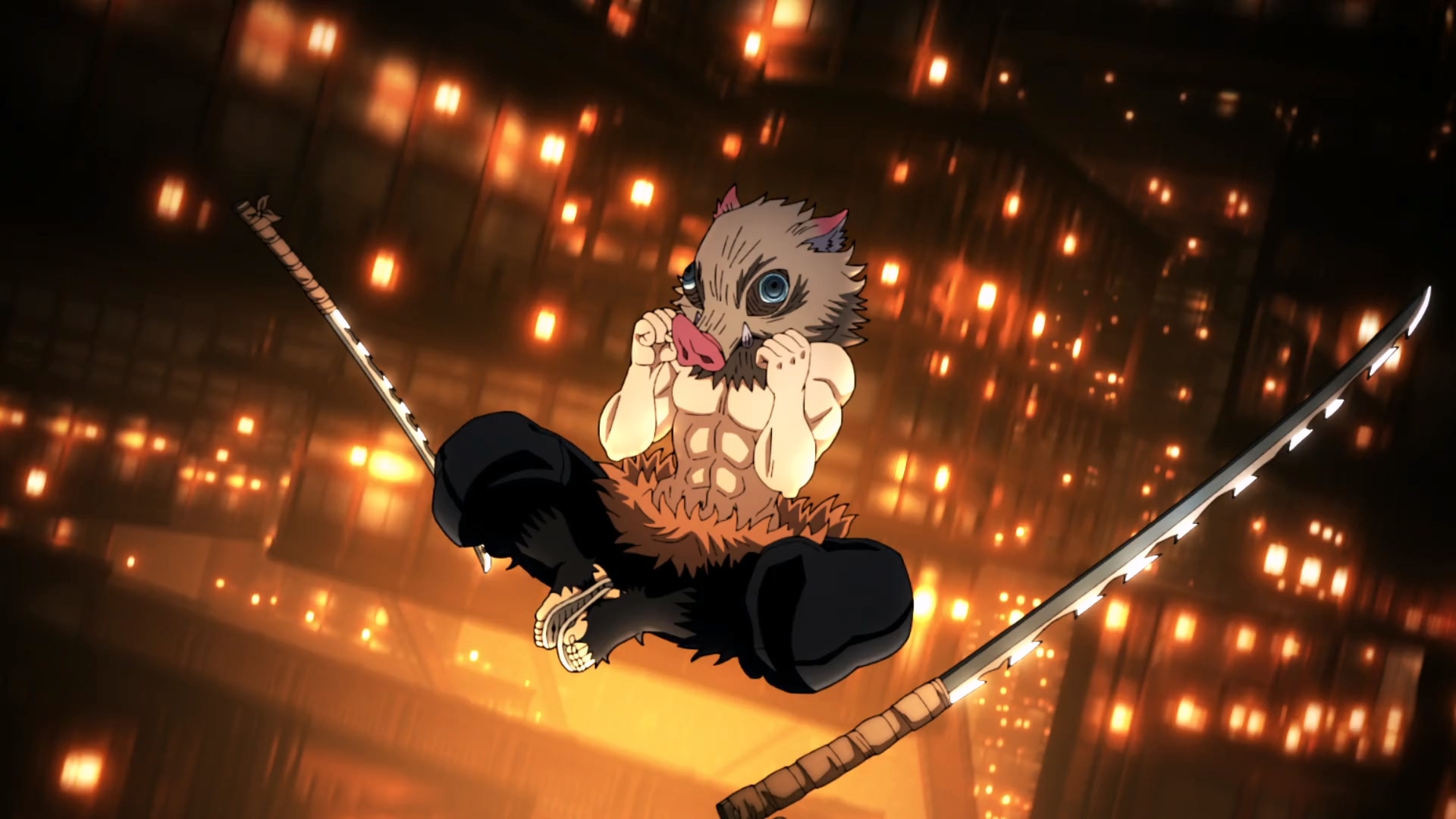 Inosuke Hashibira HD Wallpaper Fierce Spirit Of Demon Slayer Kimetsu Inosuke Hashibira HD Wallpaper Fierce Spirit Of Demon Slayer Kimetsu