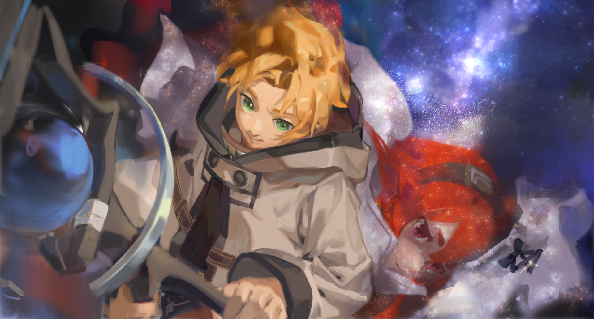 Download Anime Mushoku Tensei: Jobless Reincarnation Rudeus Greyrat Eris Boreas Greyrat HD Wallpaper by 魚子君