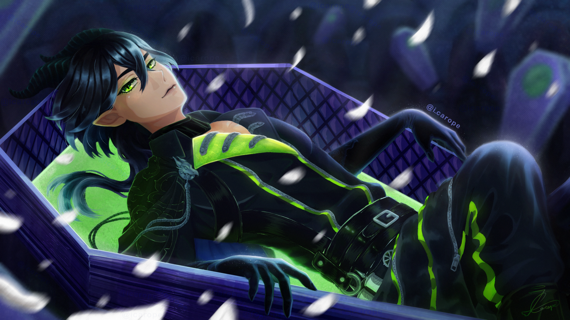 Download Malleus Draconia Video Game Twisted Wonderland 4k Ultra HD Wallpaper by i_carope