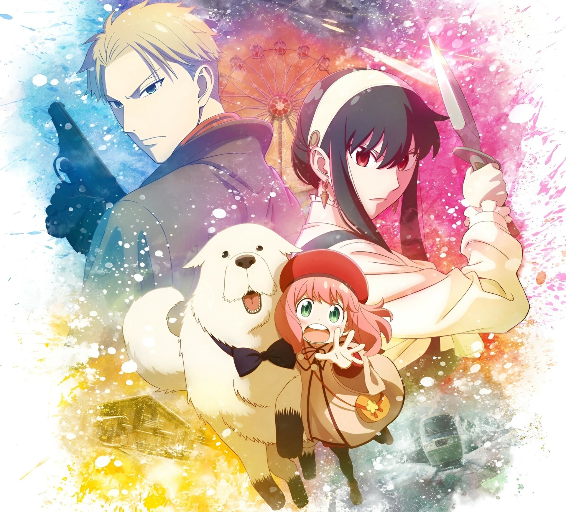 Download Anime Spy X Family Code: White HD Wallpaper