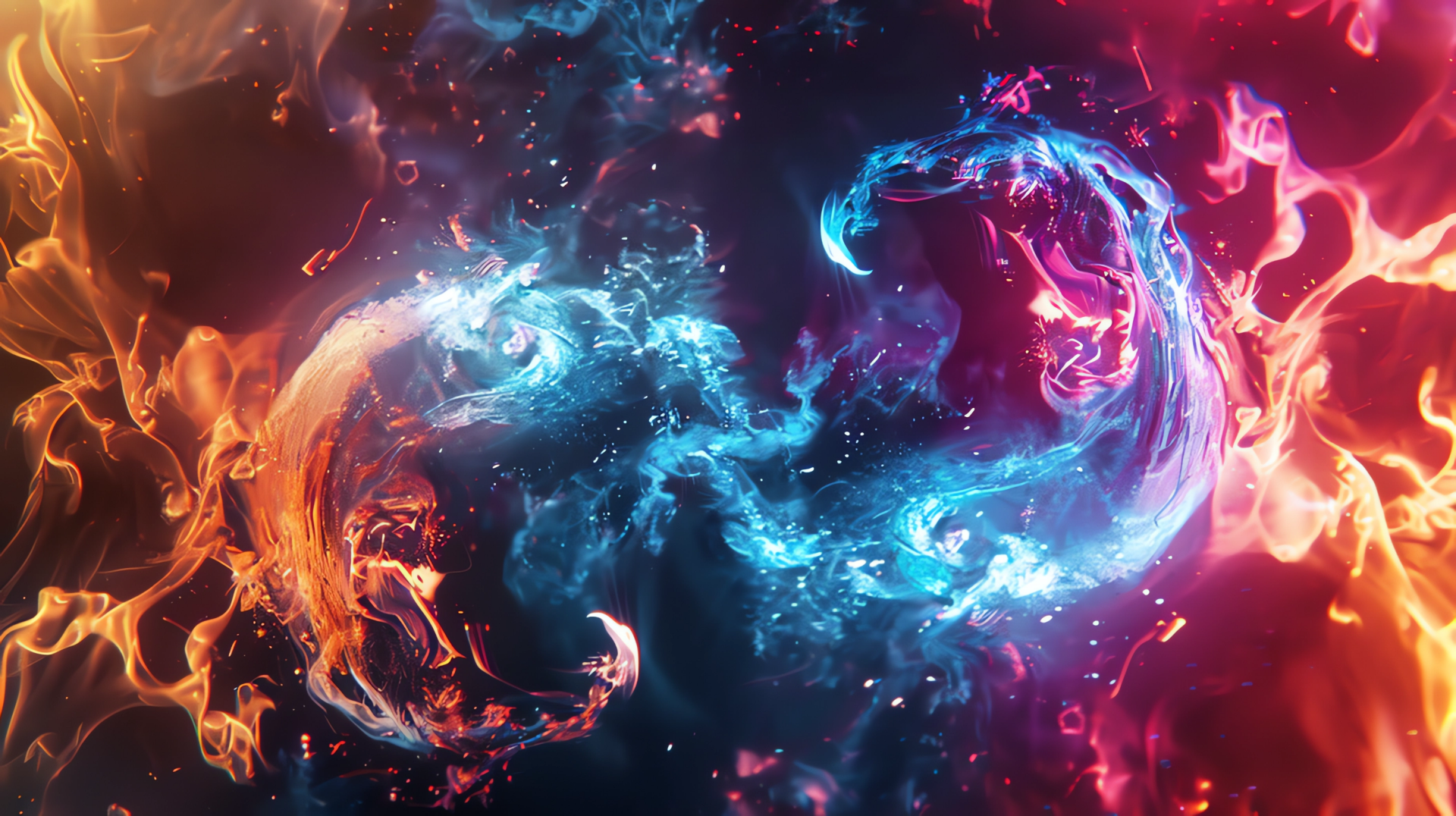 Download Spiritual Abstract Glow HD Wallpaper by michaldunaj