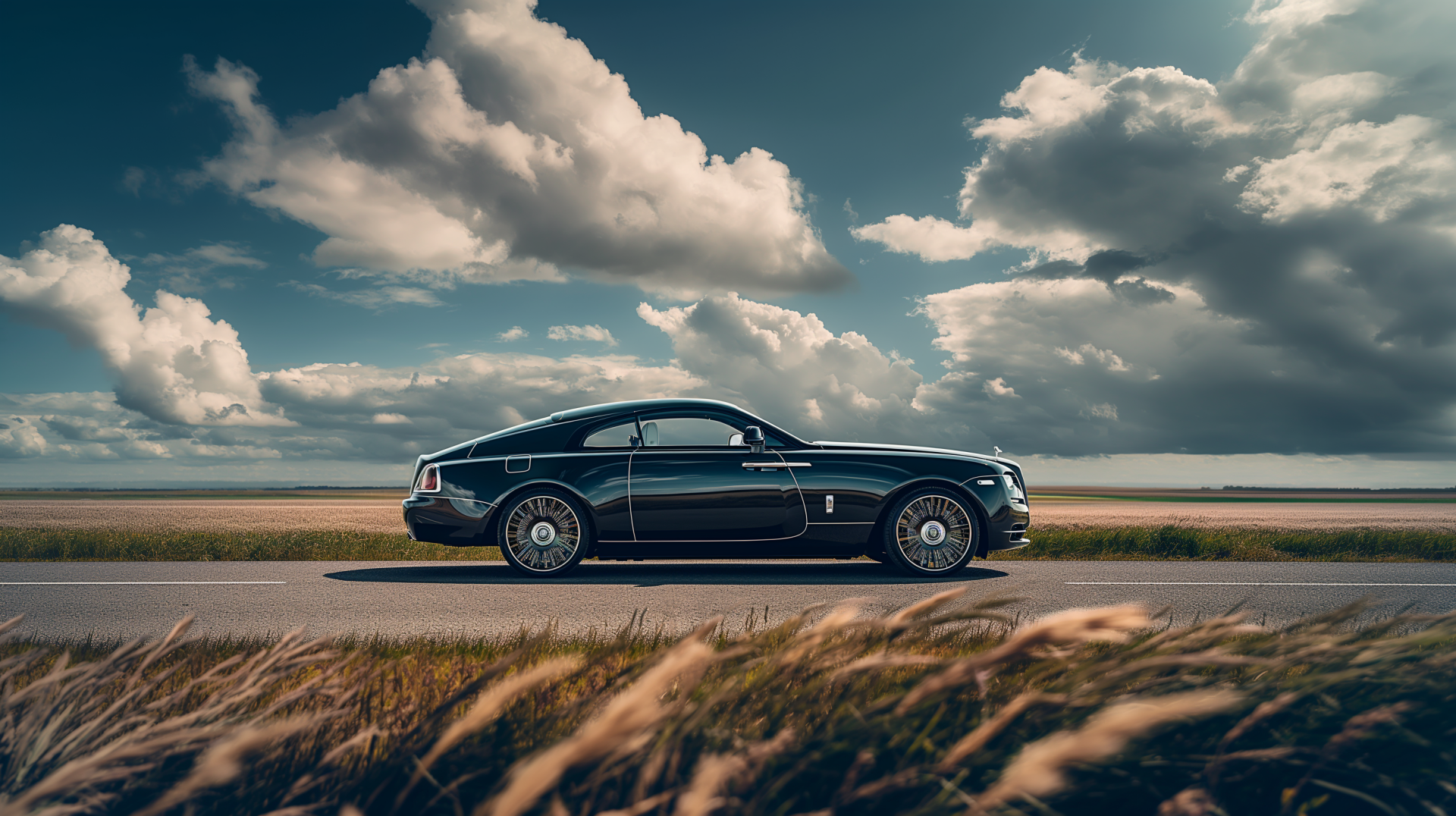 Download Rolls-royce Spectre Vehicle Car Black Car HD Wallpaper by michaldunaj