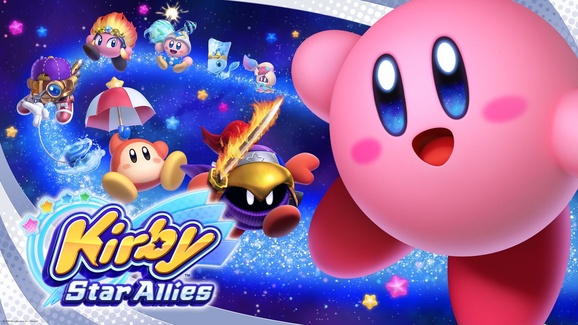 Download Kirby: Star Allies 4k Ultra HD Wallpaper