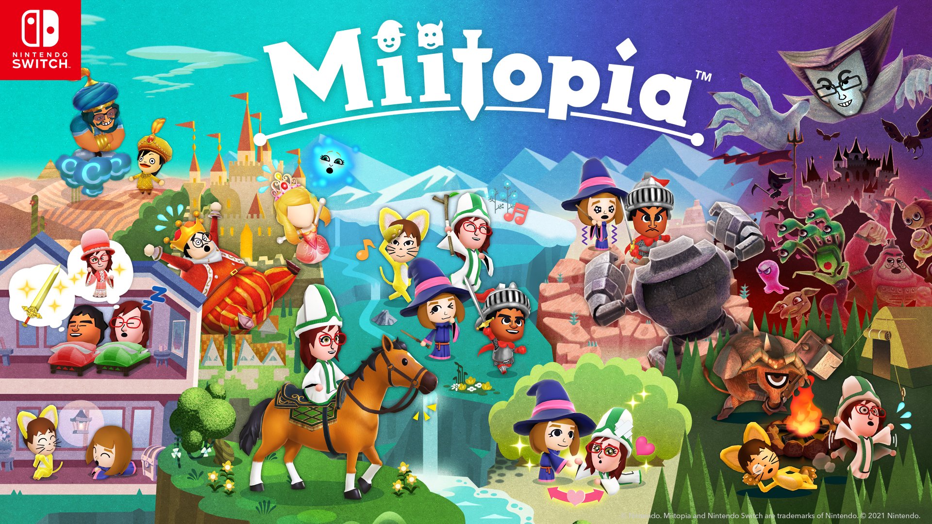 Download Miitopia 4k Ultra HD Wallpaper