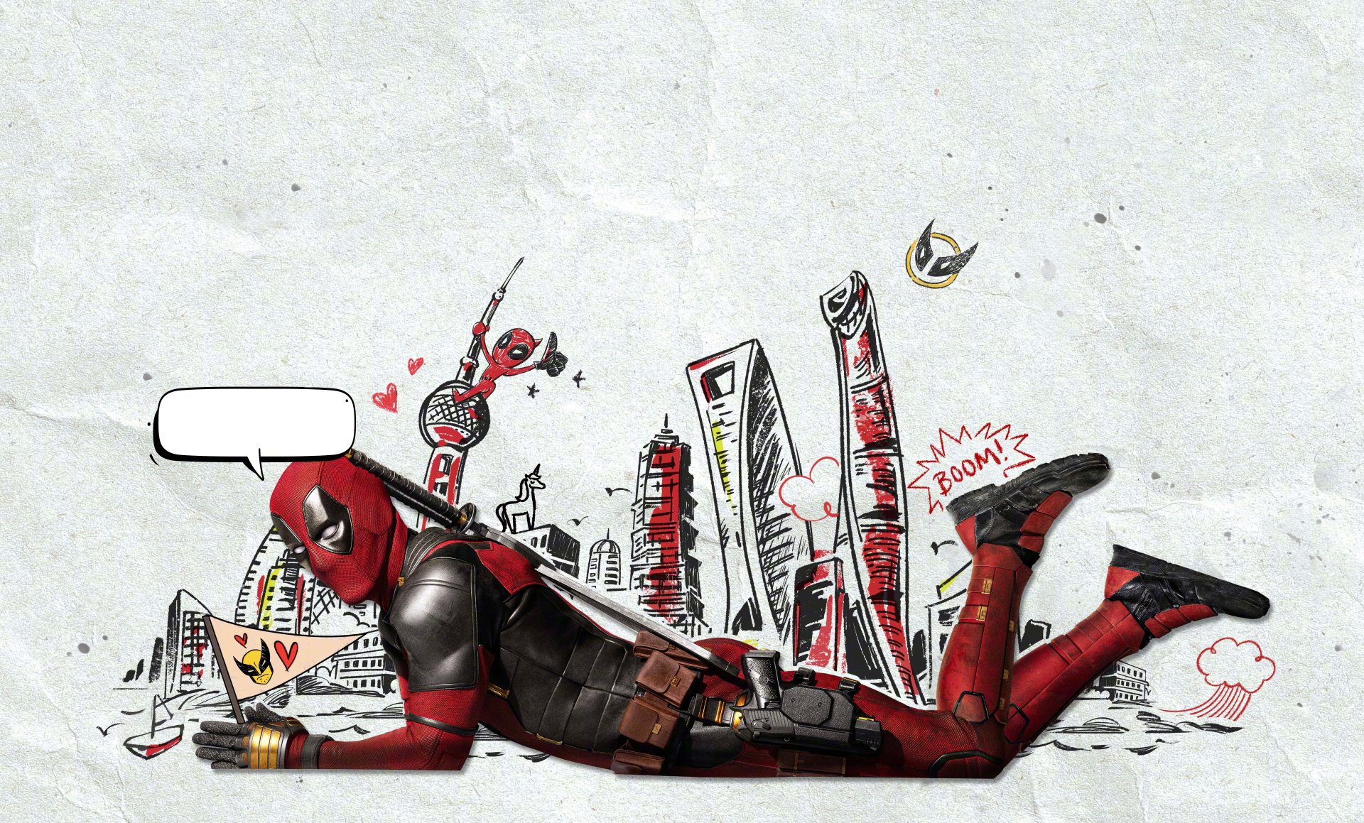 Download Deadpool & Wolverine 8k Ultra HD Wallpaper