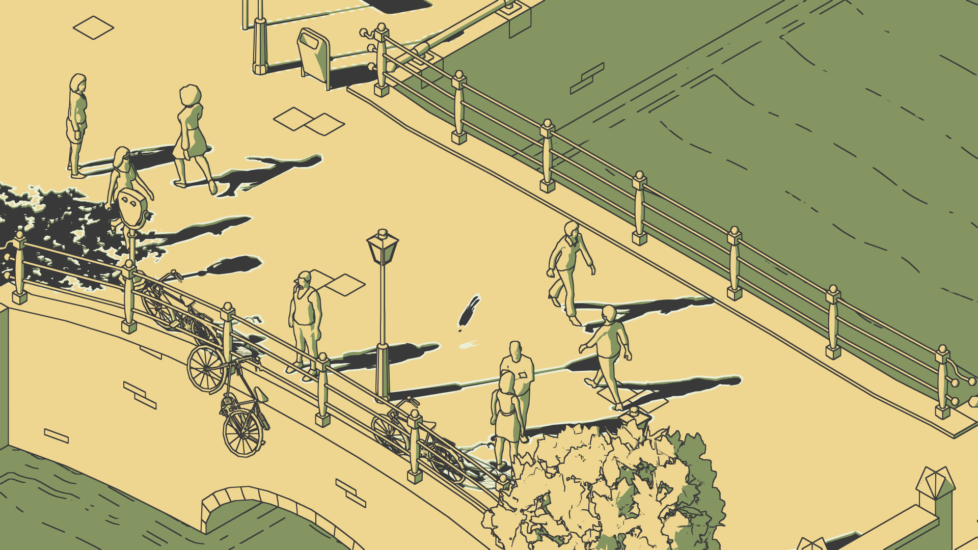 HD desktop wallpaper and background of the video game SCHiM.