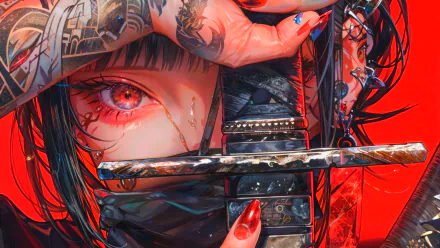 Red Katana
