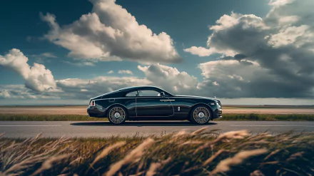 Rolls-royce Spectre vehicle car black car HD Desktop Wallpaper | Background Image