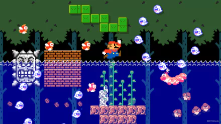 Super Mario Maker HD Desktop Wallpaper | Background Image