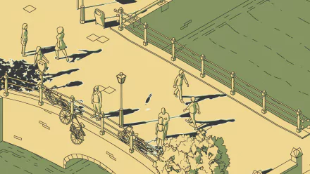 HD desktop wallpaper and background of the video game SCHiM.