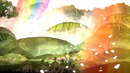 HD desktop wallpaper and background image related to the video game Bo: Path of the Teal Lotus. The vibrant and immersive artwork captures the essence of the game.