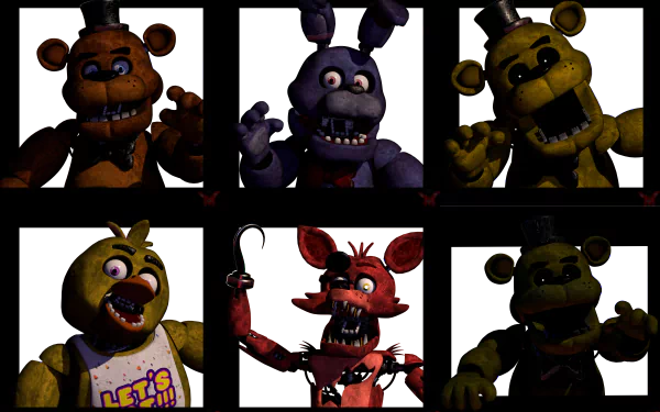 Freddy (Five Nights at Freddy's) Golden Freddy (Five Nights At Freddy's) video game Freddy Fazbear's Pizza Five Nights at Freddy's HD Desktop Wallpaper | Background Image