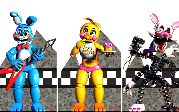 Toy Freddy (Five Nights at Freddy's) Puppet (Five Nights at Freddy's) video game Five Nights At Freddy's 2 Five Nights at Freddy's HD Desktop Wallpaper | Background Image
