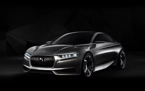 HD wallpaper featuring the sleek Citroën Divine DS, showcasing its modern design and futuristic aesthetic against a dark background.