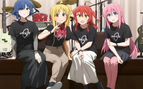 Anime Bocchi the Rock! HD Desktop Wallpaper | Background Image