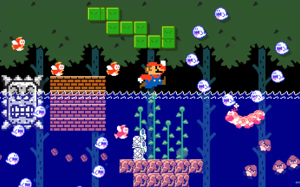 Super Mario Maker HD Desktop Wallpaper | Background Image