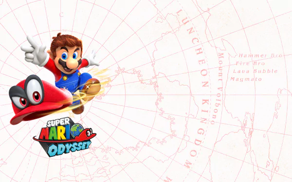 Super Mario Odyssey HD Desktop Wallpaper | Background Image