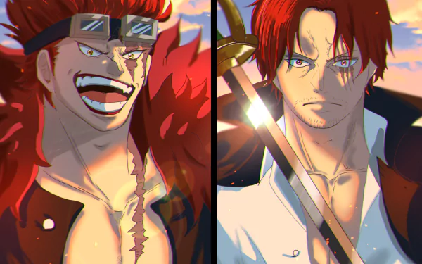  Eustass Kid VS Shanks by Suzu