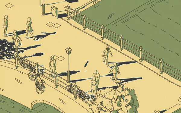 HD desktop wallpaper and background of the video game SCHiM.