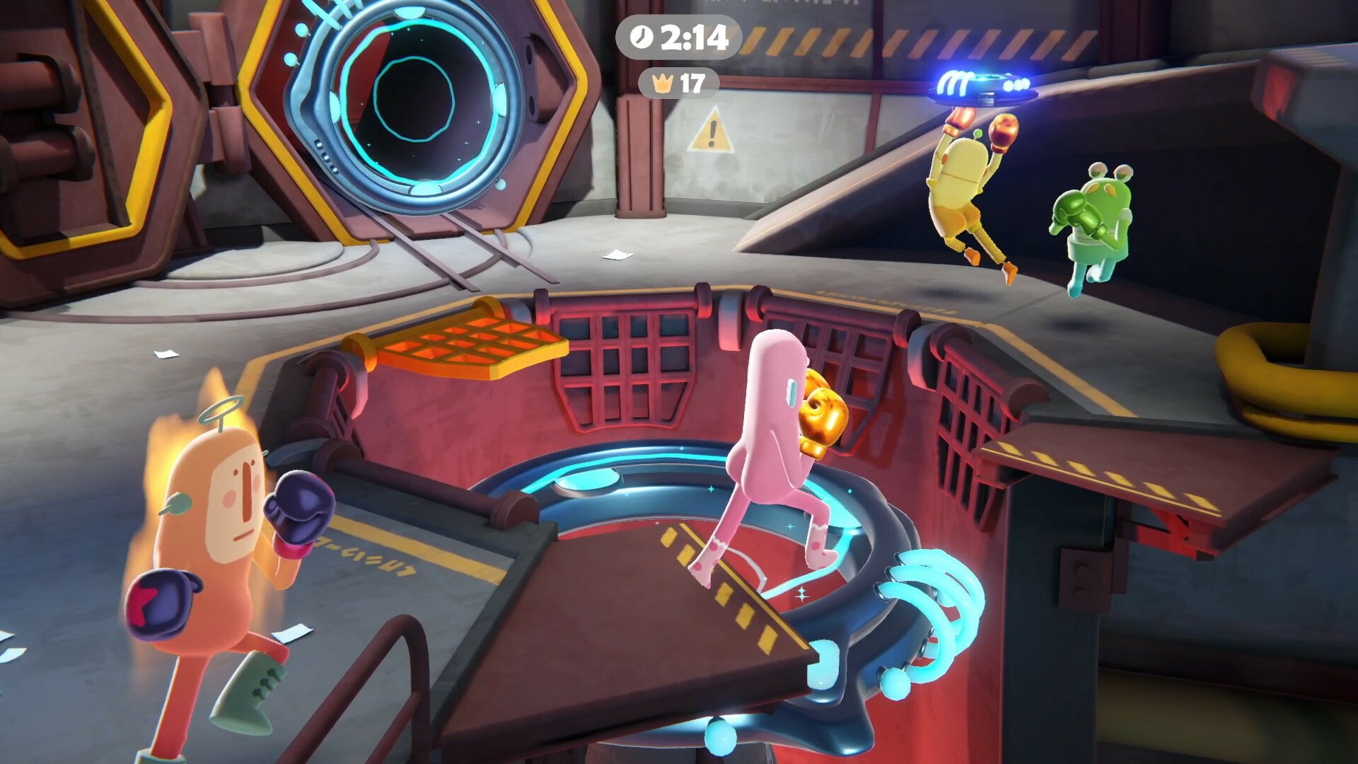 HD desktop wallpaper featuring a scene from the video game Bare Butt Boxing, showcasing its unique and humorous take on the boxing genre.