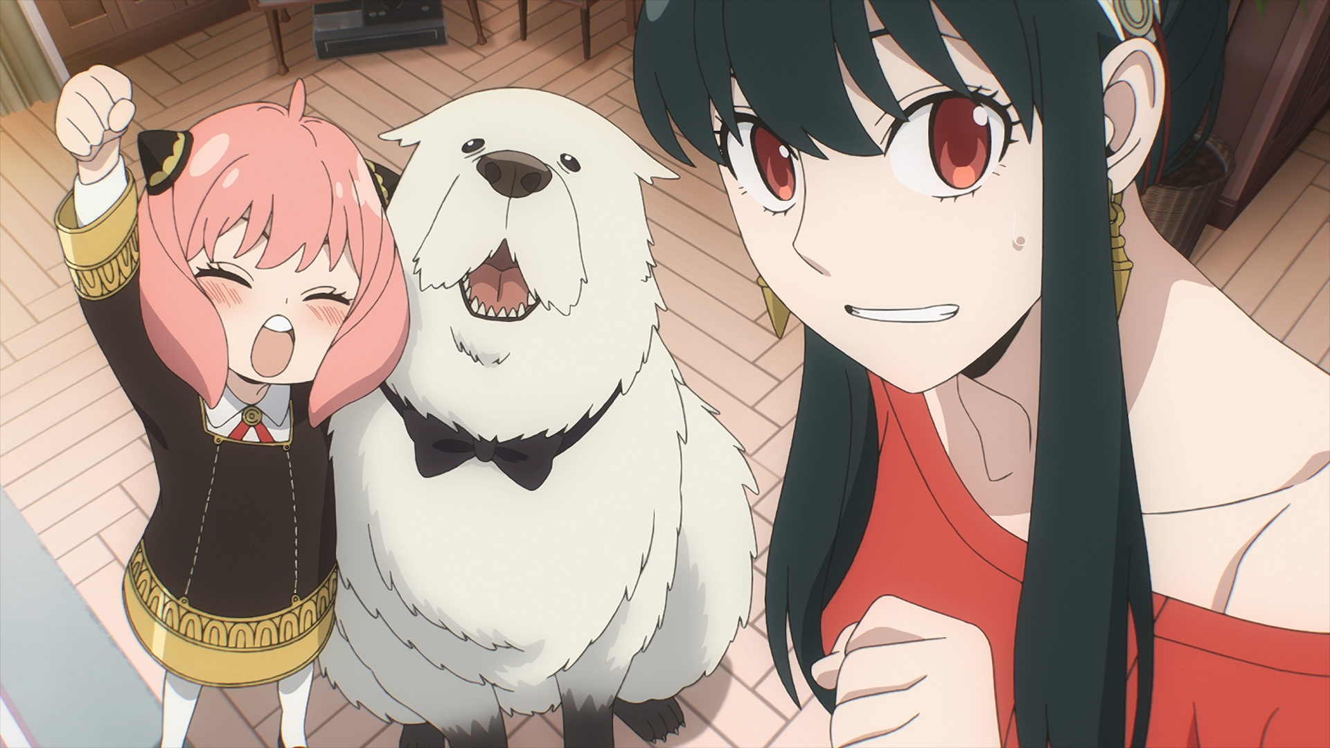 Download Anime Spy X Family Code: White Anya Forger Bond (Spy X Family) Yor Forger HD Wallpaper