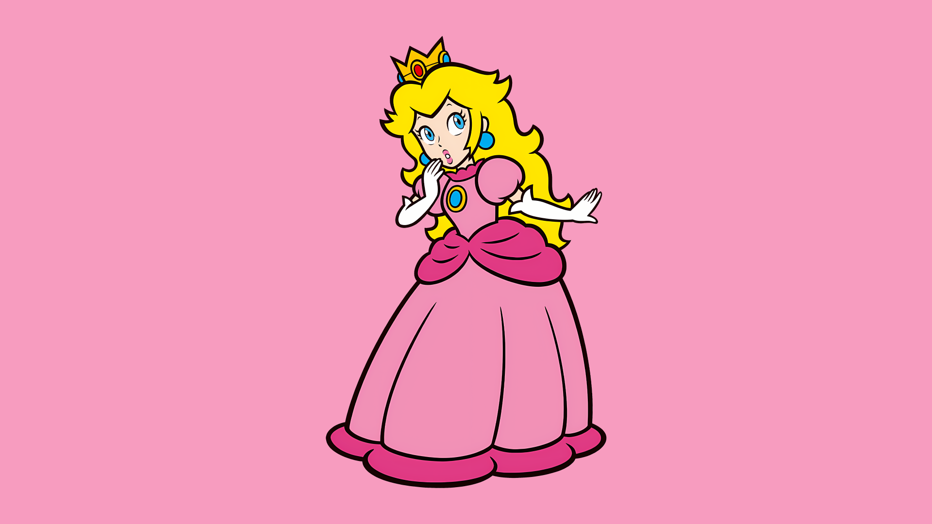 Download Princess Peach 4k Ultra HD Wallpaper