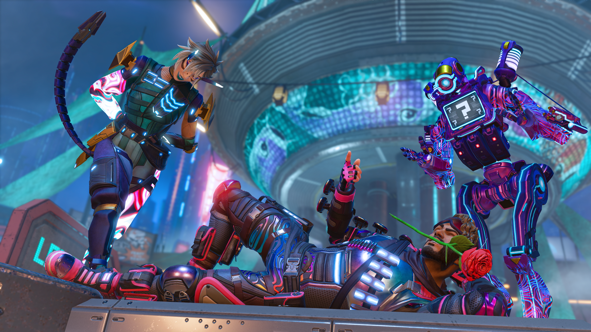 Download Video Game Apex Legends Alter (Apex Legends) Mirage (Apex Legends) Pathfinder (Apex Legends) HD Wallpaper