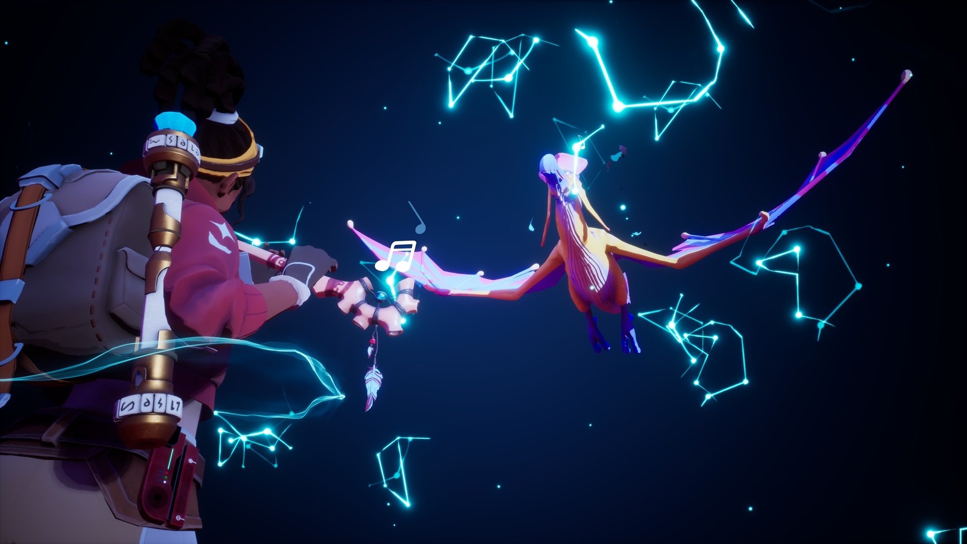 HD desktop wallpaper featuring vibrant scenes from the video game Creatures of Ava, set against a captivating fantasy backdrop.