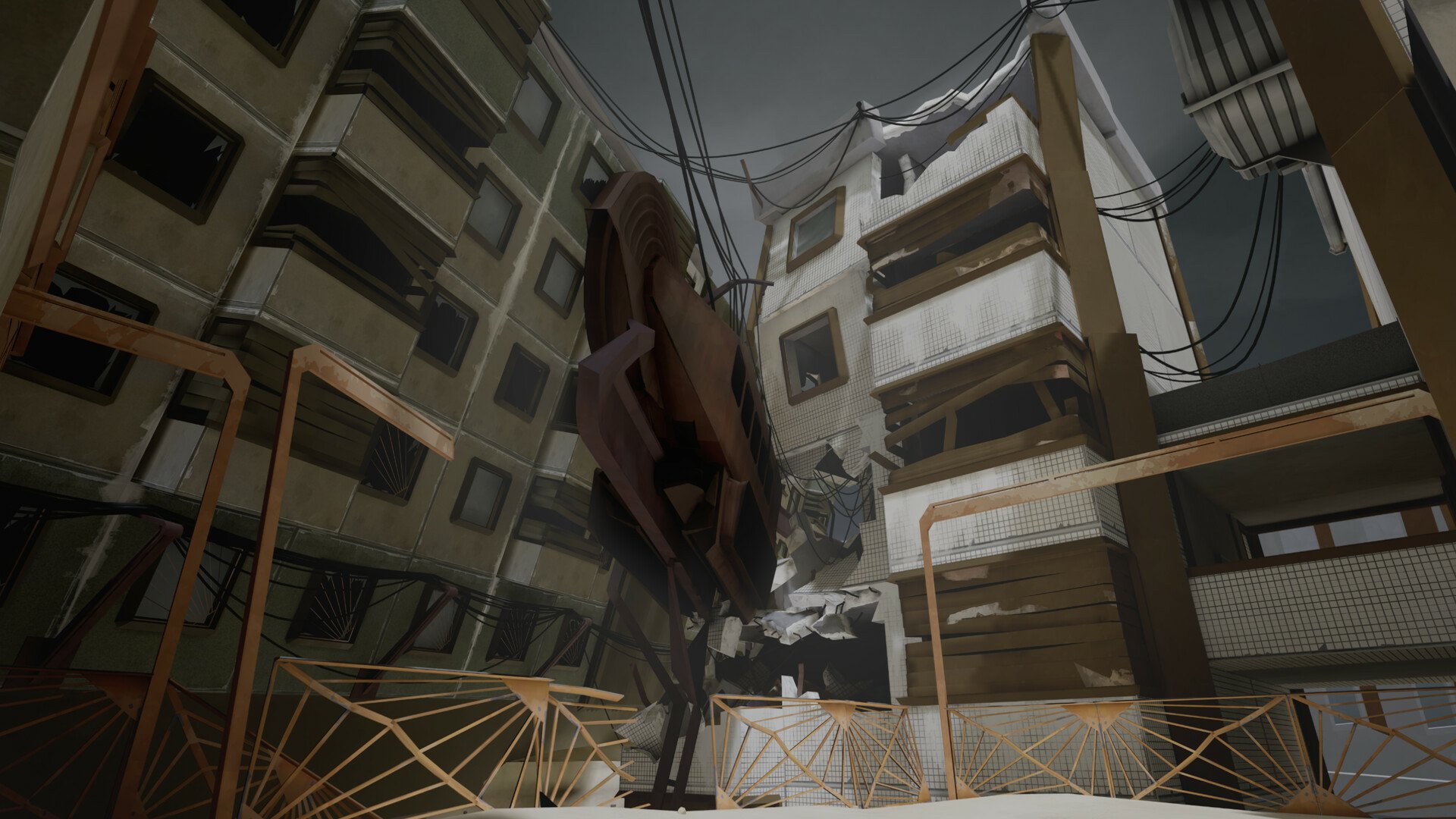 HD desktop wallpaper featuring art from the video game The Burst, showcasing vibrant graphics and action-packed elements that capture the game's dynamic atmosphere.