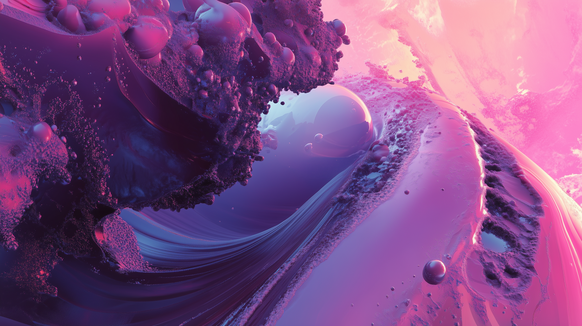 An abstract HD desktop wallpaper featuring vibrant acidwave patterns that create a dynamic and immersive backdrop for any screen.
