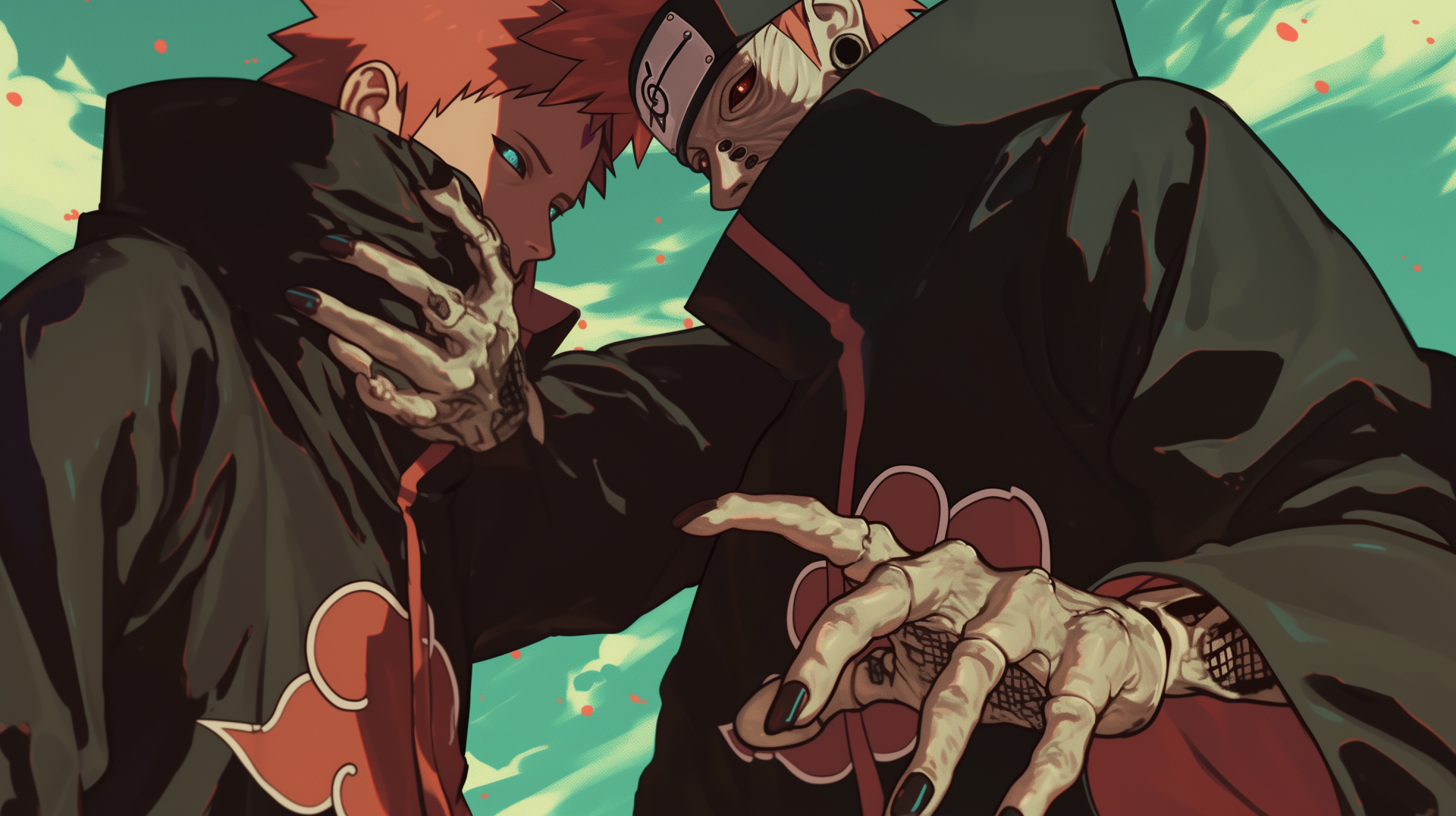 Angel and Demon Pain from Naruto, before and after Death by patrika ...