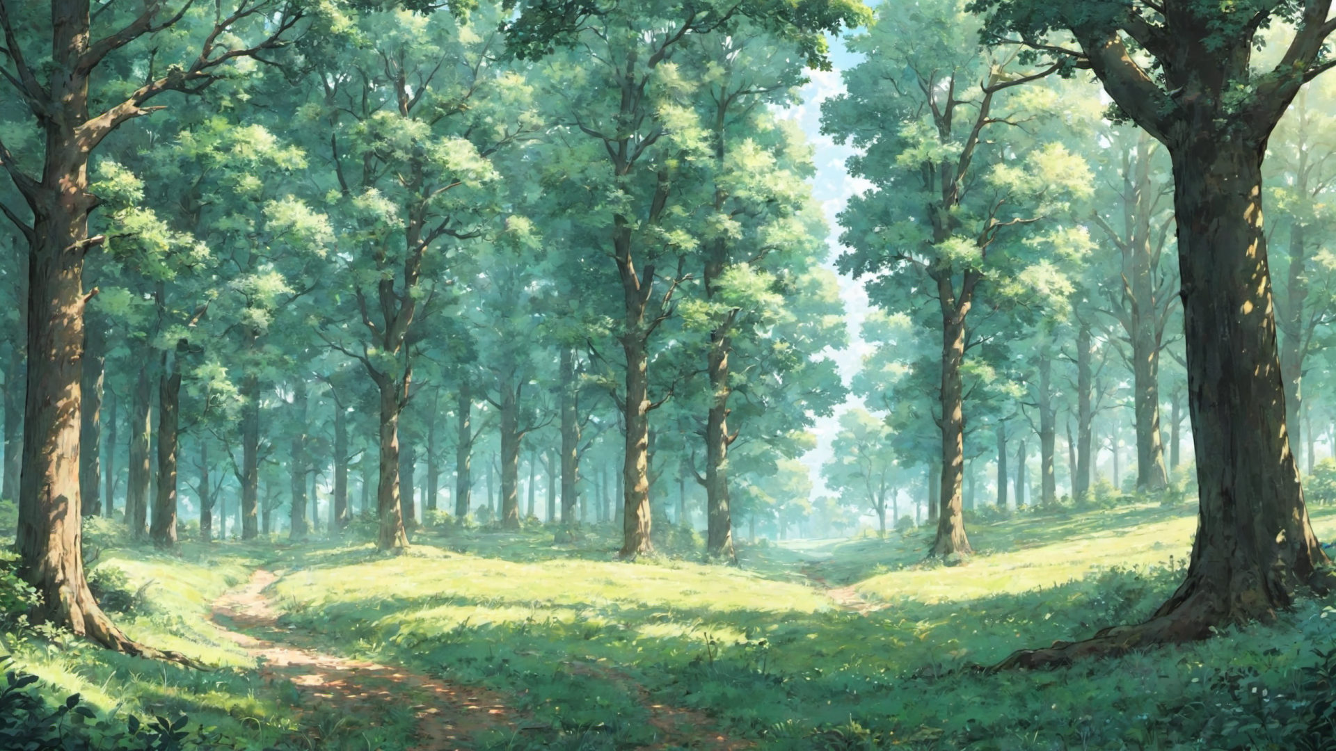 Green Forest by PythonArt