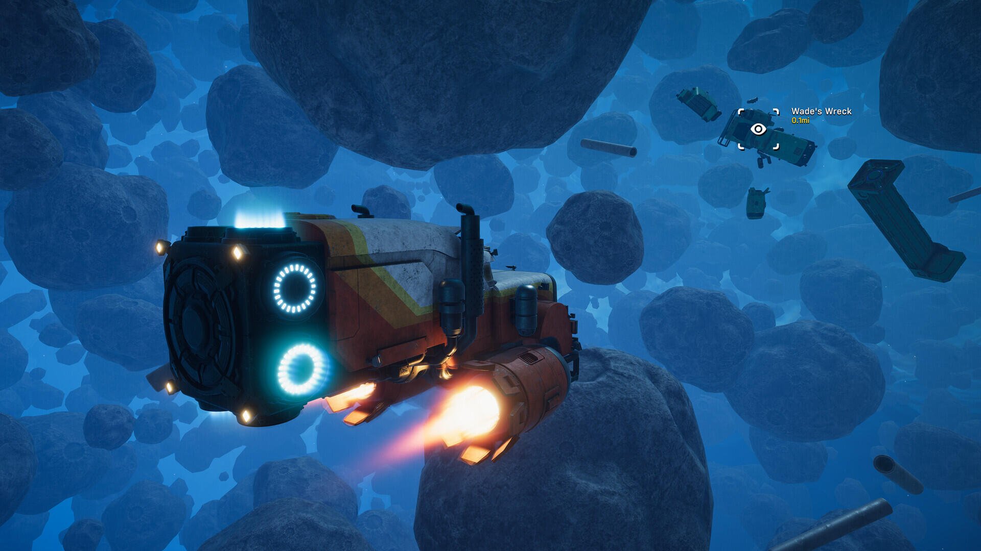 A dynamic HD wallpaper featuring imagery from the video game Star Trucker, showcasing vibrant graphics and immersive sci-fi elements for desktop backgrounds.