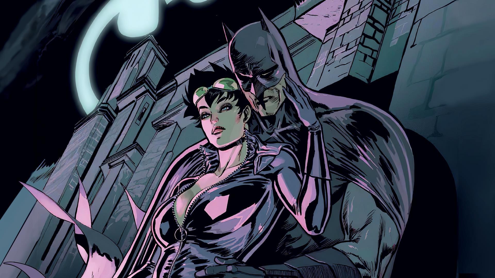 Download Batman Catwoman Gillem March DC Comics HD Wallpaper