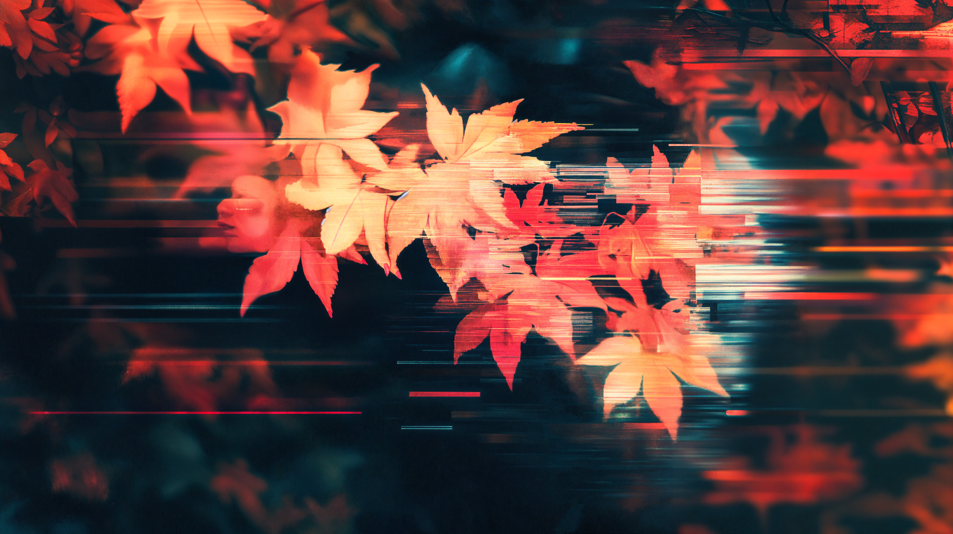 Autumn leaves in vibrant hues of orange and yellow creating a beautiful backdrop. This 4K Ultra HD image enhances your desktop with a seasonal touch.