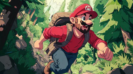  Mario in the forest