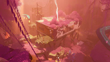 HD desktop wallpaper featuring vibrant scenes from the video game Creatures of Ava, showcasing imaginative landscapes and colorful creatures.