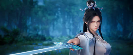 A captivating HD wallpaper from the TV show Zhu Xian: Jade Dynasty, showcasing a mystical landscape that immerses viewers in a fantastical realm.