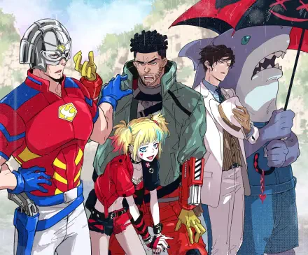 Anime Suicide Squad Isekai HD Desktop Wallpaper | Background Image