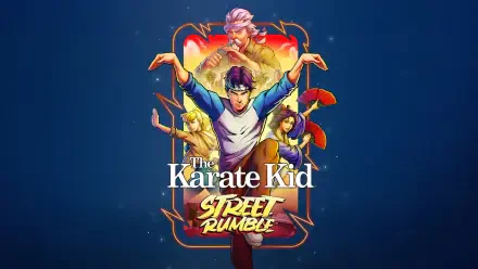 HD wallpaper featuring characters from the video game The Karate Kid: Street Rumble, showcasing action and vibrant design in an engaging background.